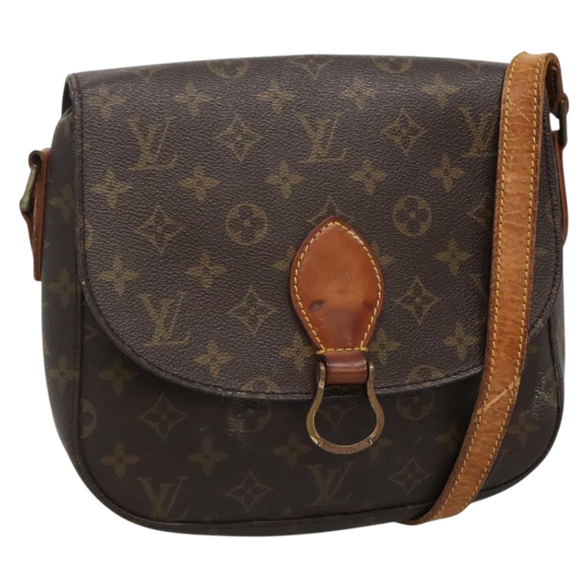 LOUIS VUITTON Monogram Saint Cloud GM Shoulder Bag M51242 LV Auth th6205