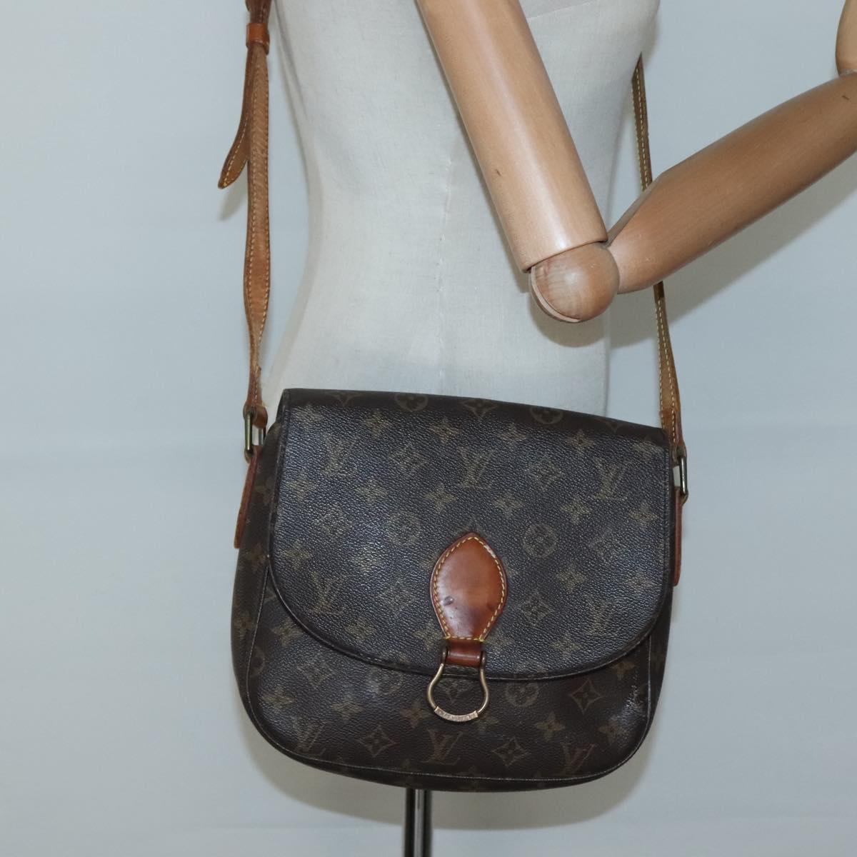 LOUIS VUITTON Monogram Saint Cloud GM Shoulder Bag M51242 LV Auth th6205