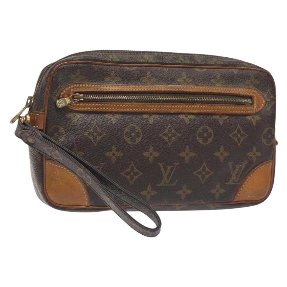 LOUIS VUITTON Monogram Marly Dragonne GM Clutch Bag M51825 LV Auth th6207