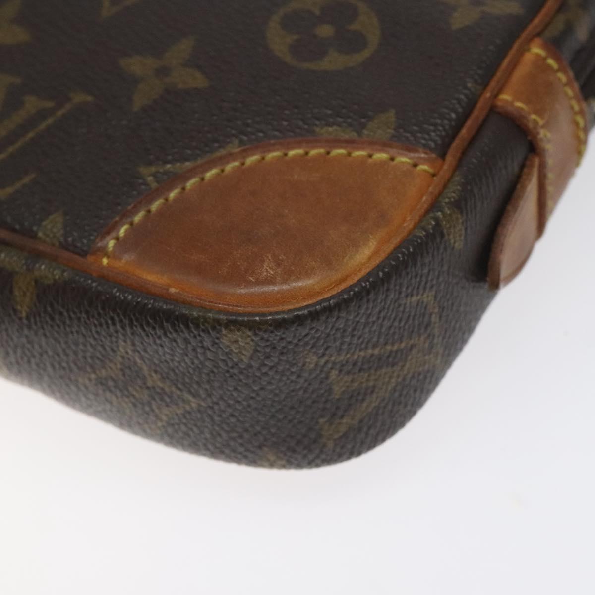 LOUIS VUITTON Monogram Marly Dragonne PM Clutch Bag M51827 LV Auth th6219