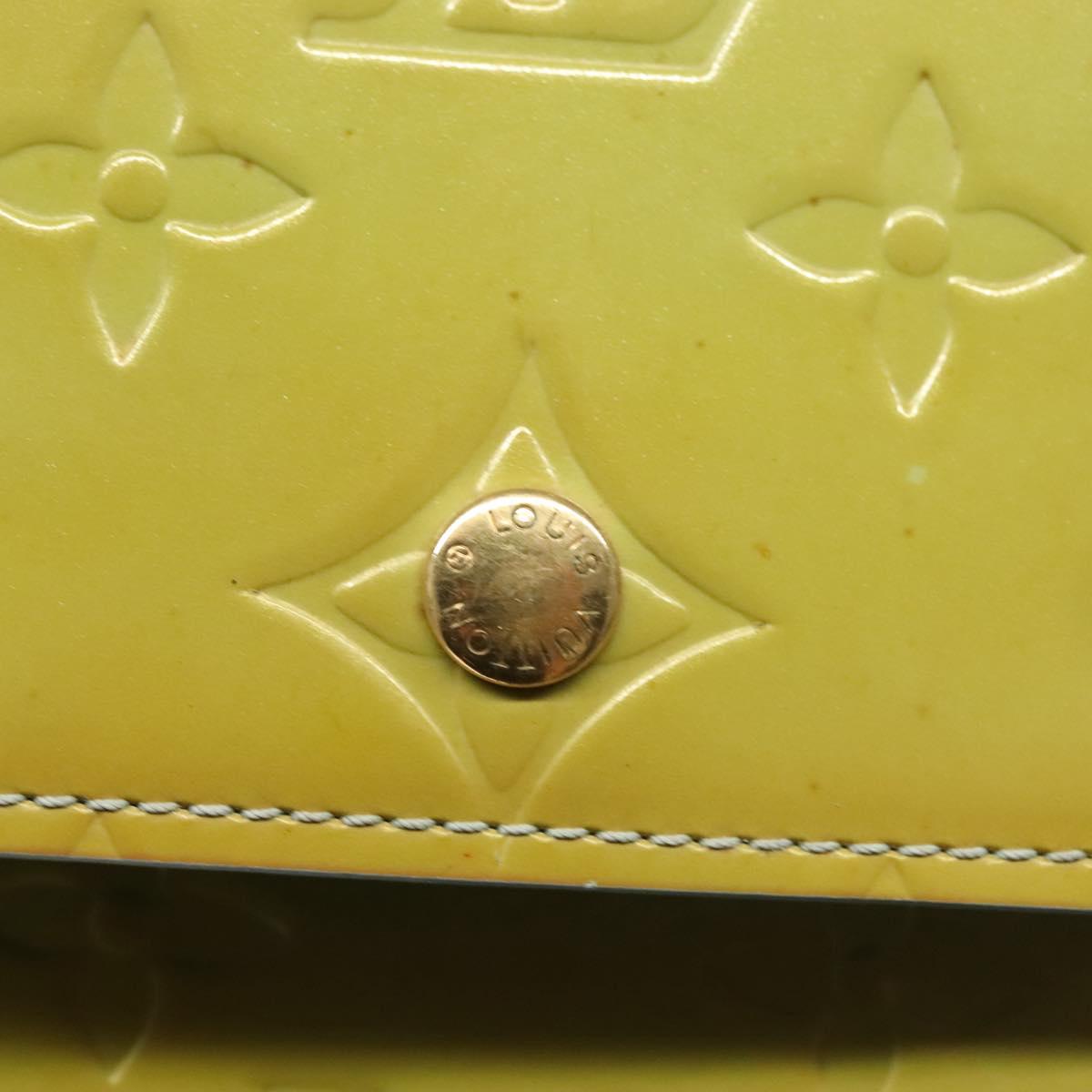 LOUIS VUITTON Monogram Vernis Walker Wallet Baby Blue M91073 LV Auth th6220