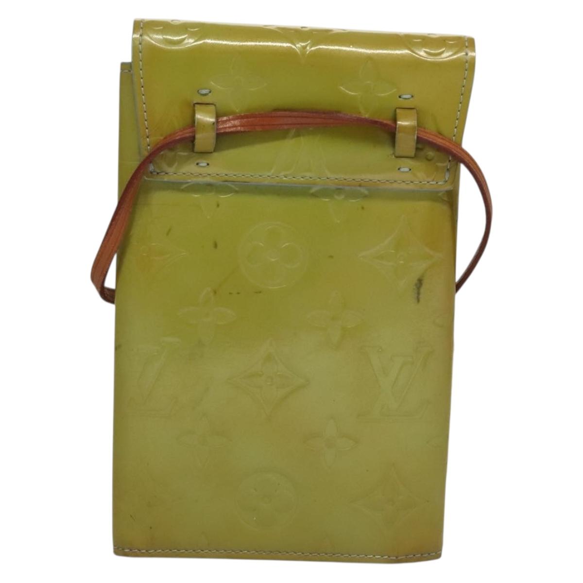 LOUIS VUITTON Monogram Vernis Walker Wallet Baby Blue M91073 LV Auth th6220