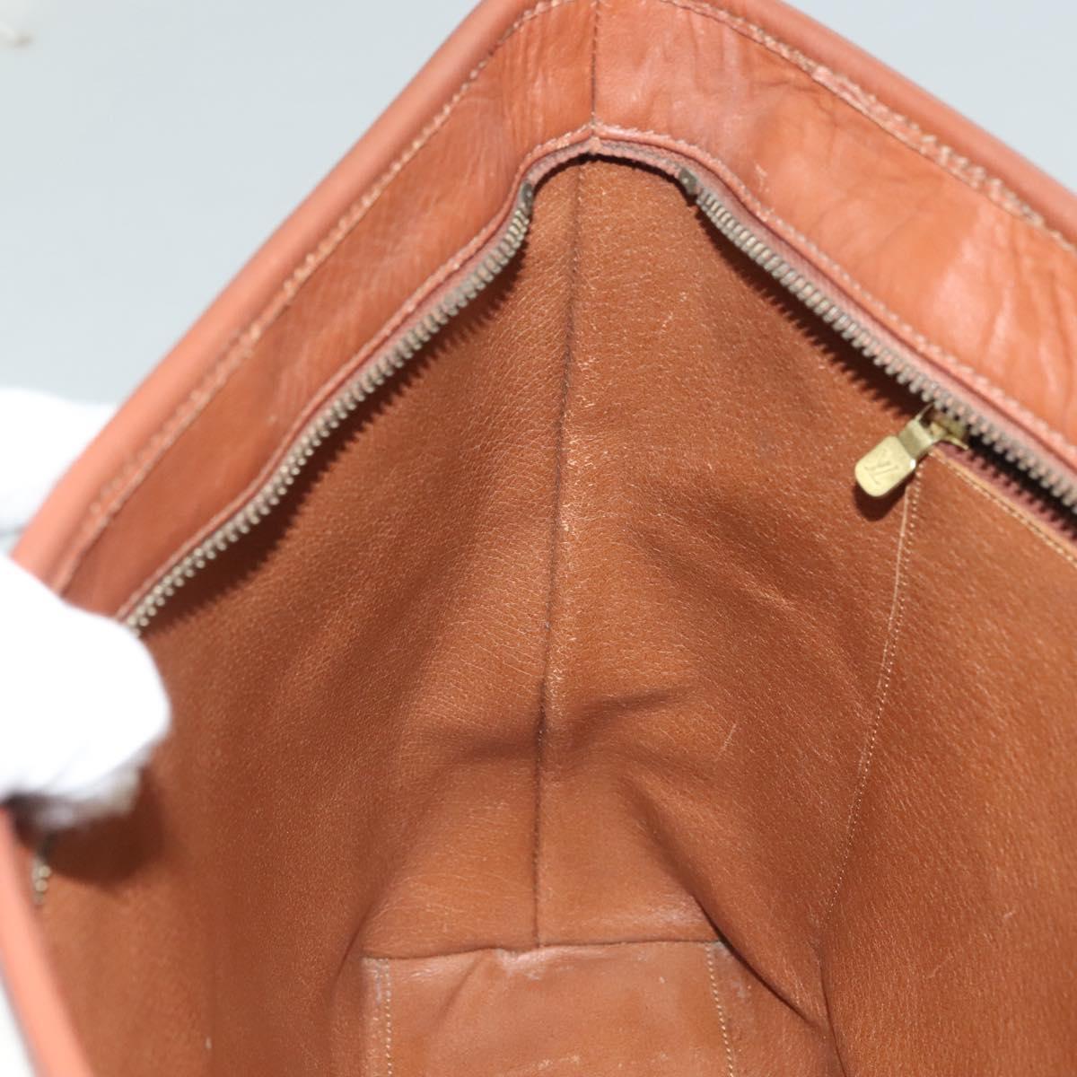 LOUIS VUITTON Monogram Sac Weekend PM Hand Bag M42425 LV Auth th6223