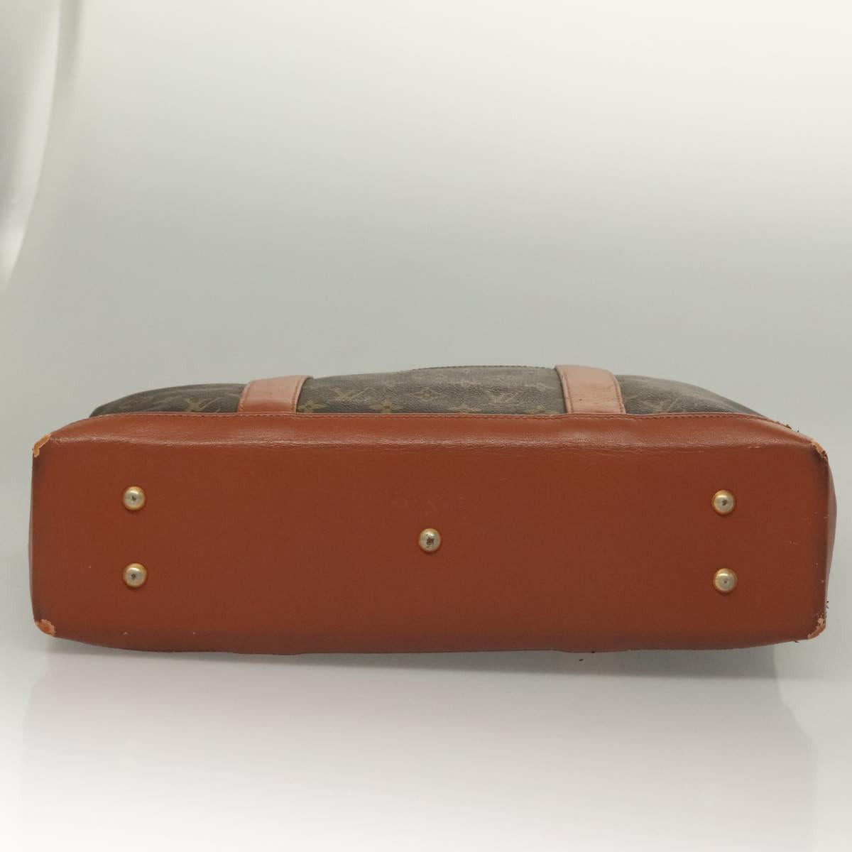 LOUIS VUITTON Monogram Sac Weekend PM Hand Bag M42425 LV Auth th6223