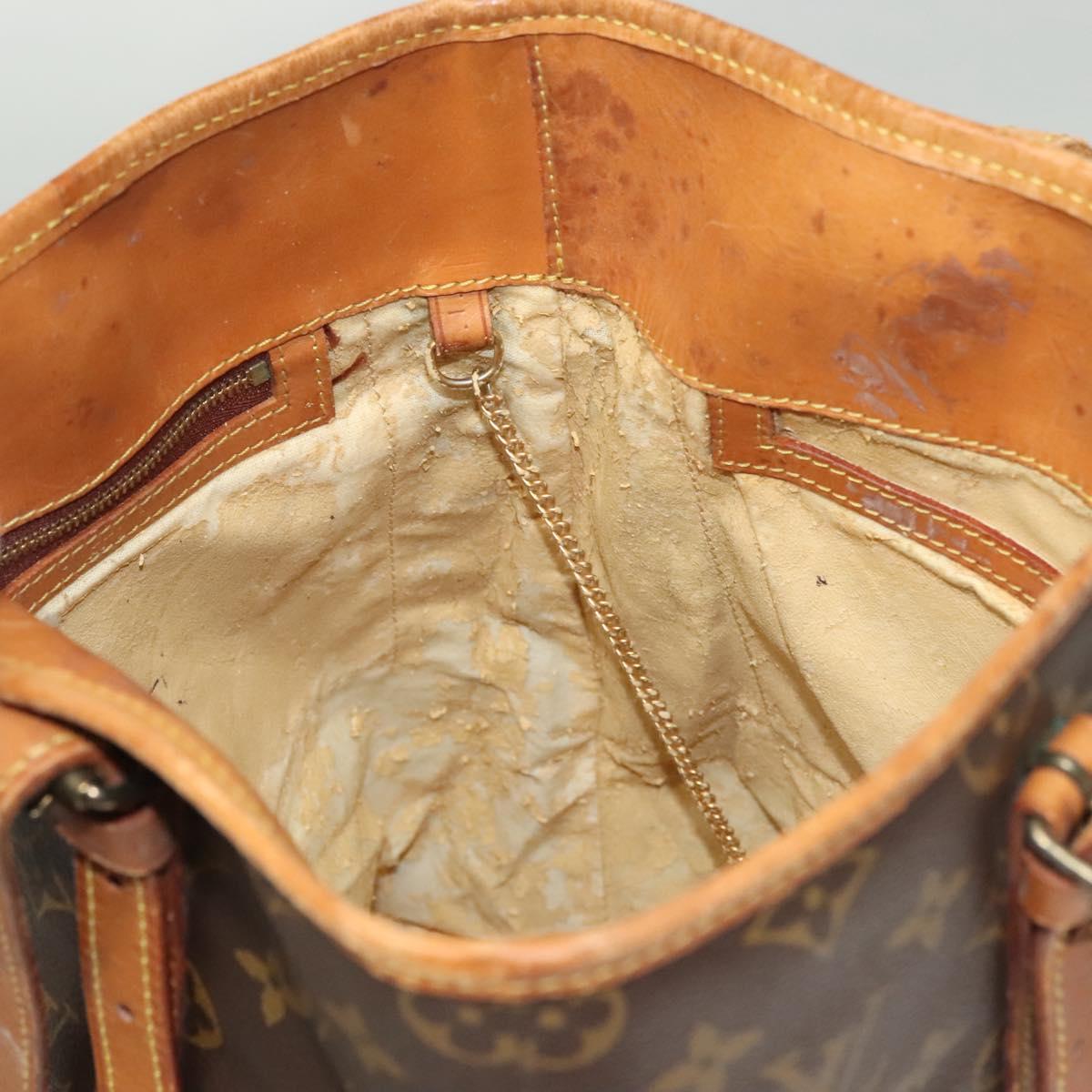 LOUIS VUITTON Monogram Bucket GM Shoulder Bag Vintage M42236 LV Auth th6233