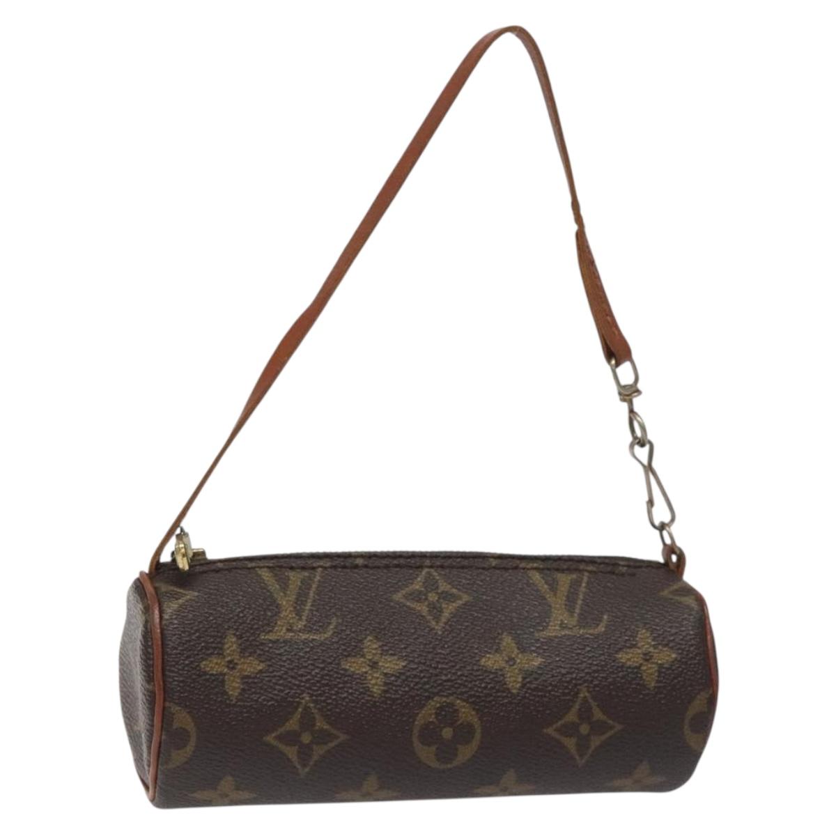 LOUIS VUITTON Monogram Papillon Pouch LV Auth th6234