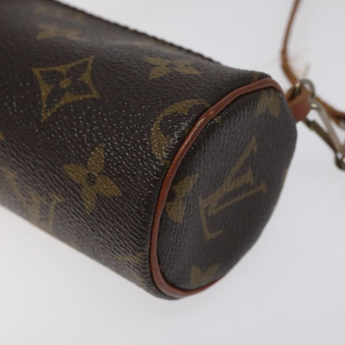 LOUIS VUITTON Monogram Papillon Pouch LV Auth th6234