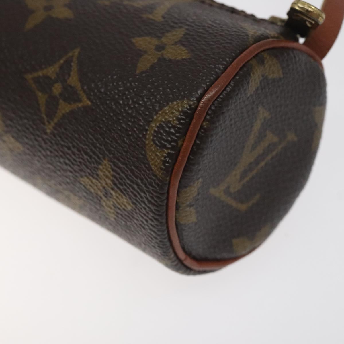 LOUIS VUITTON Monogram Papillon Pouch LV Auth th6234