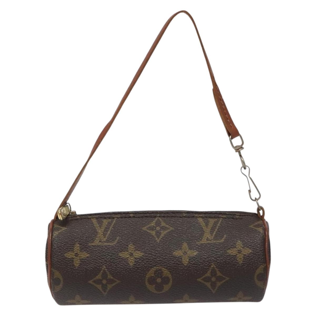 LOUIS VUITTON Monogram Papillon Pouch LV Auth th6234
