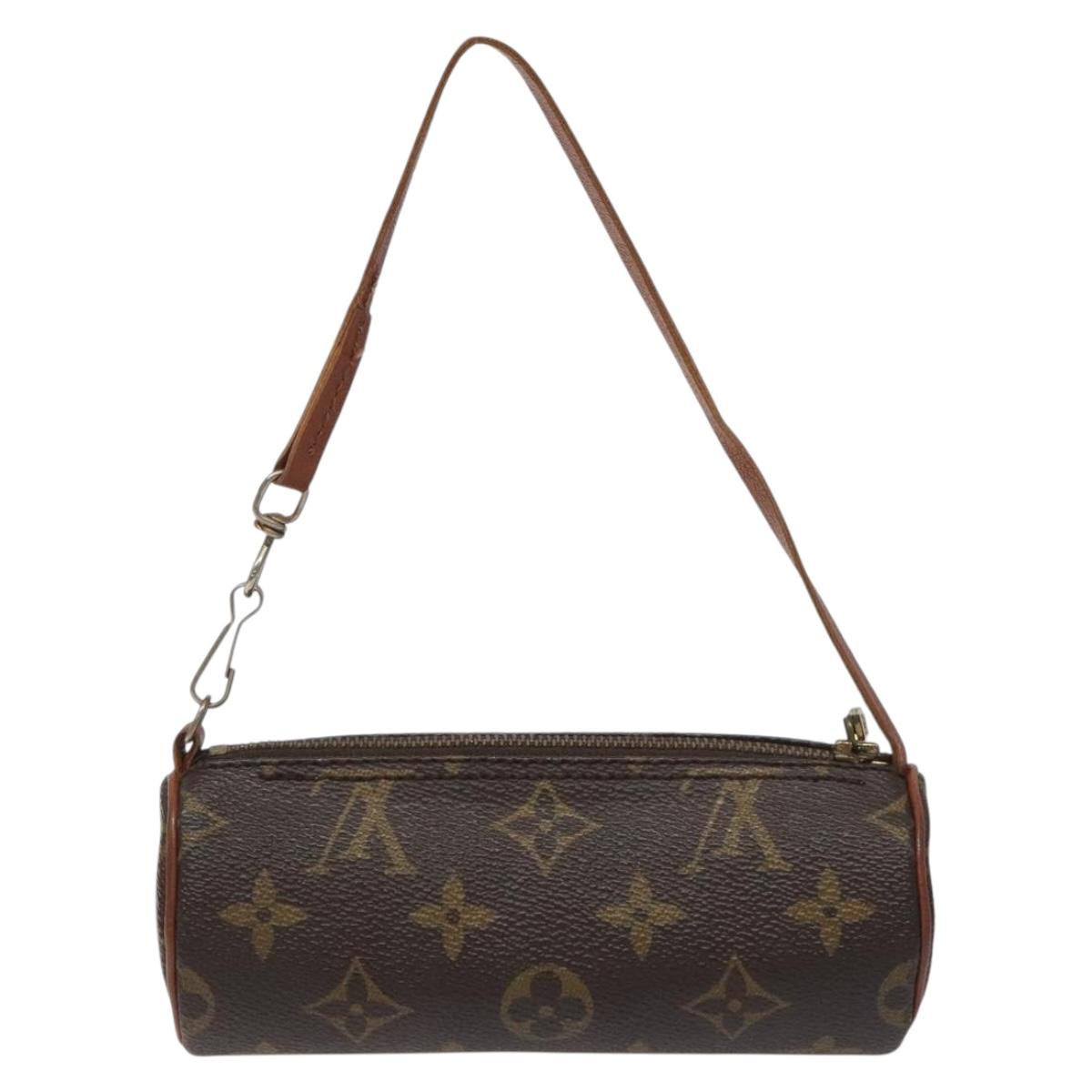 LOUIS VUITTON Monogram Papillon Pouch LV Auth th6234