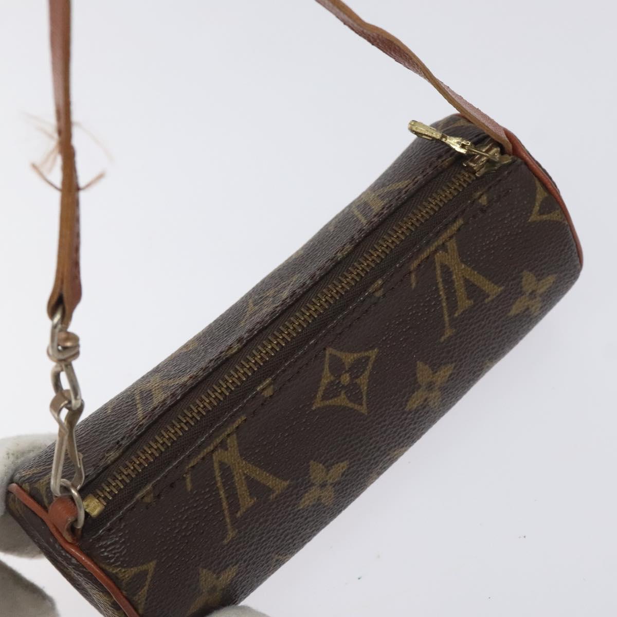LOUIS VUITTON Monogram Papillon Pouch LV Auth th6234