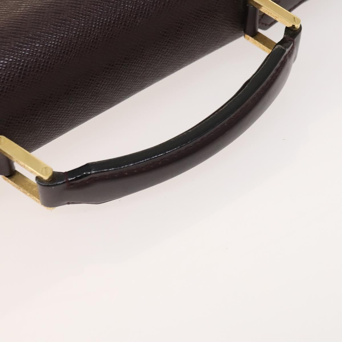 LOUIS VUITTON Taiga Serviette Kourad Business Bag Acajou M30076 LV Auth th6235
