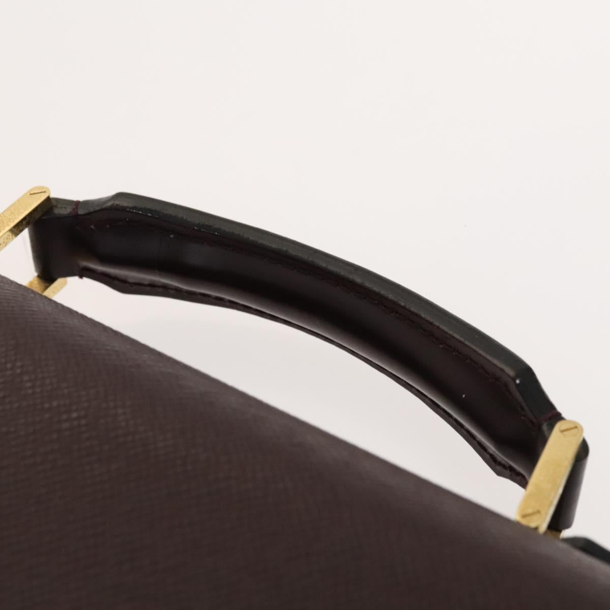 LOUIS VUITTON Taiga Serviette Kourad Business Bag Acajou M30076 LV Auth th6235