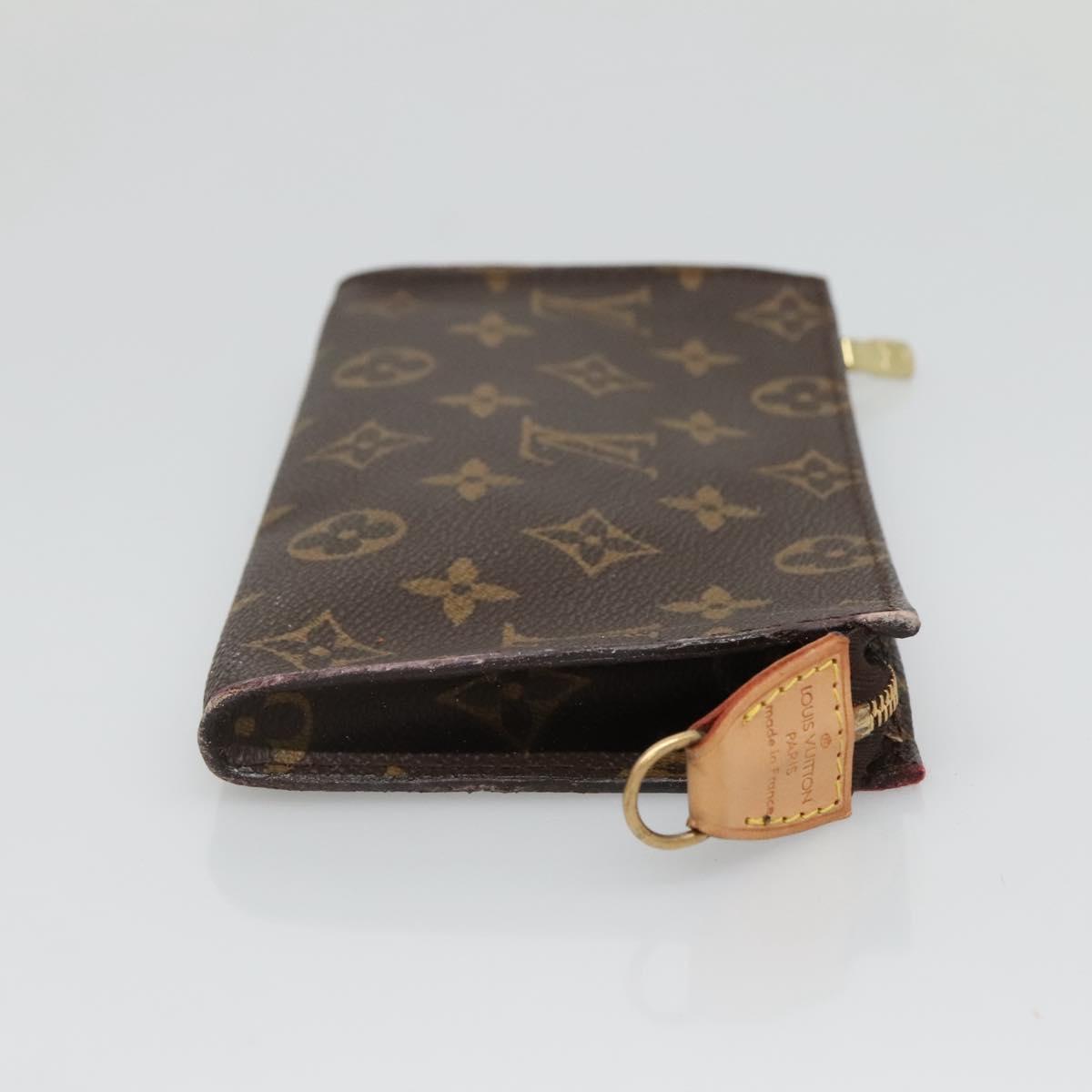 LOUIS VUITTON Monogram Bucket GM Accessory Pouch LV Auth th6237