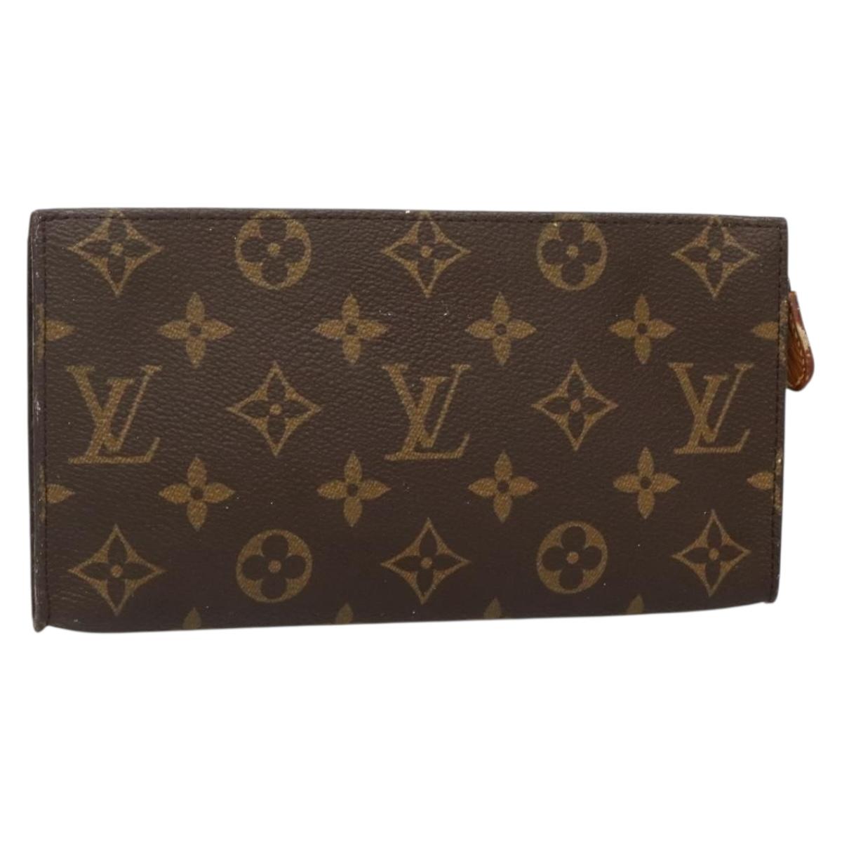 LOUIS VUITTON Monogram Bucket GM Accessory Pouch Vintage LV Auth th6238