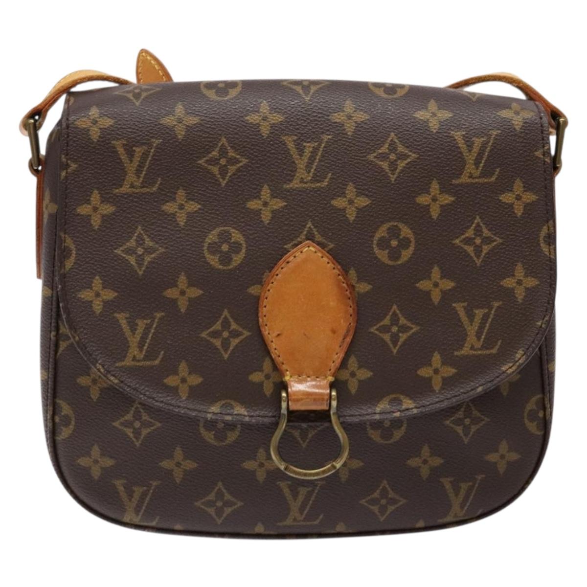 LOUIS VUITTON Monogram Saint Cloud GM Shoulder Bag M51242 LV Auth th6239