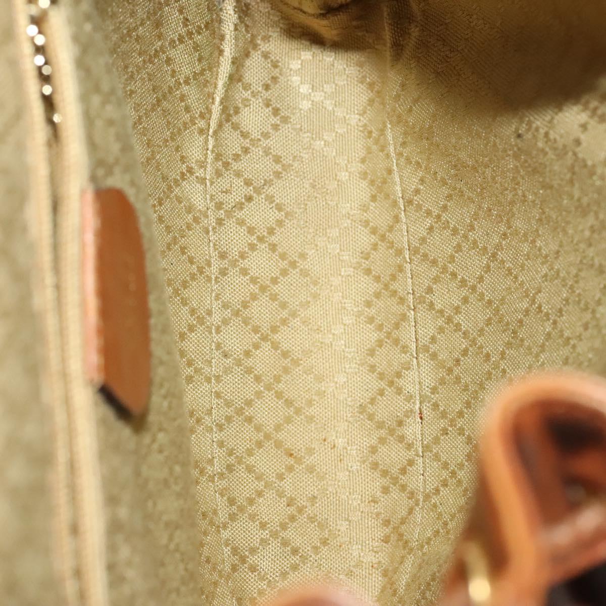 GUCCI Bamboo Backpack Leather Brown Gold 003 1705 0030 Auth th6241