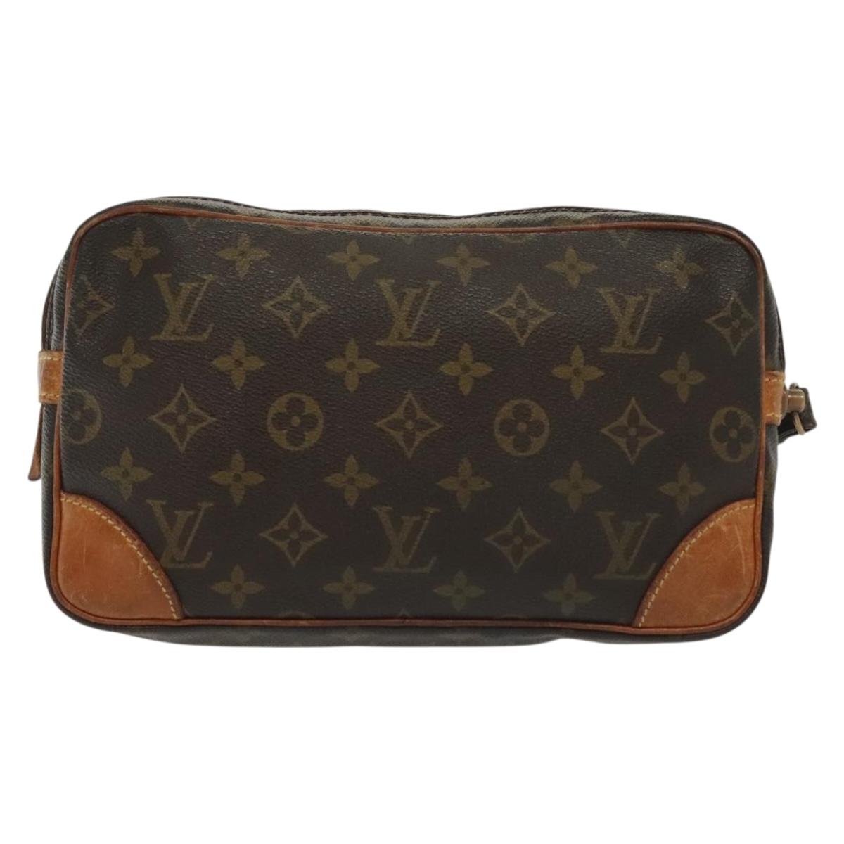 LOUIS VUITTON Monogram Marly Dragonne GM Clutch Bag M51825 LV Auth th6246