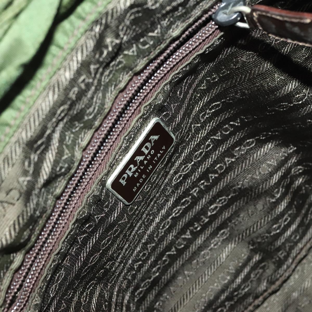 PRADA Backpack Nylon Khaki Auth th6262