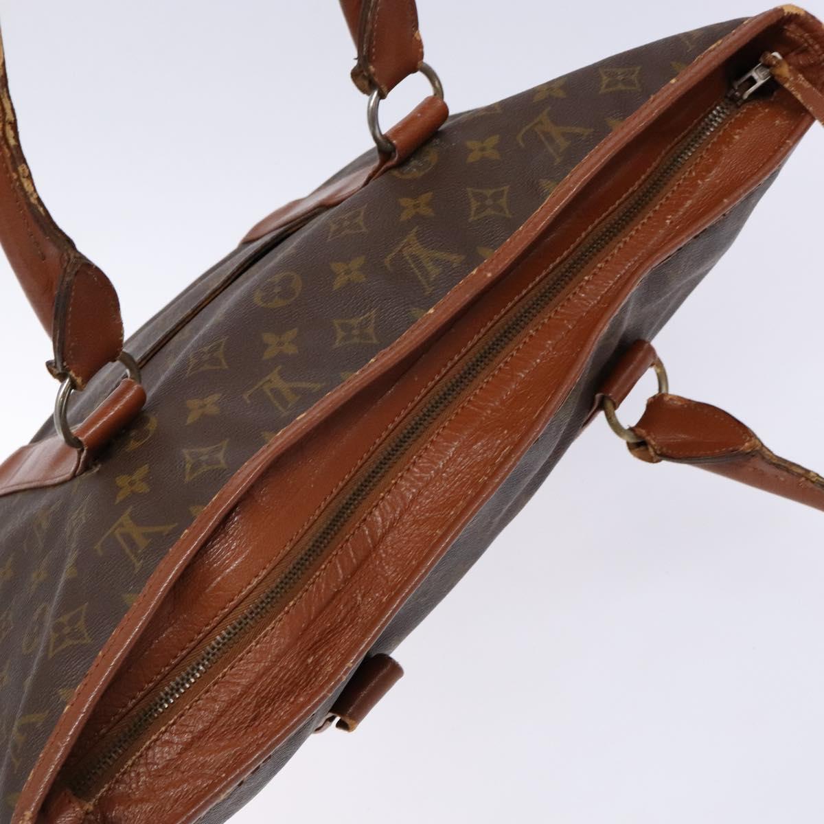 LOUIS VUITTON Monogram Sac Weekend PM Hand Bag M42425 LV Auth th6263
