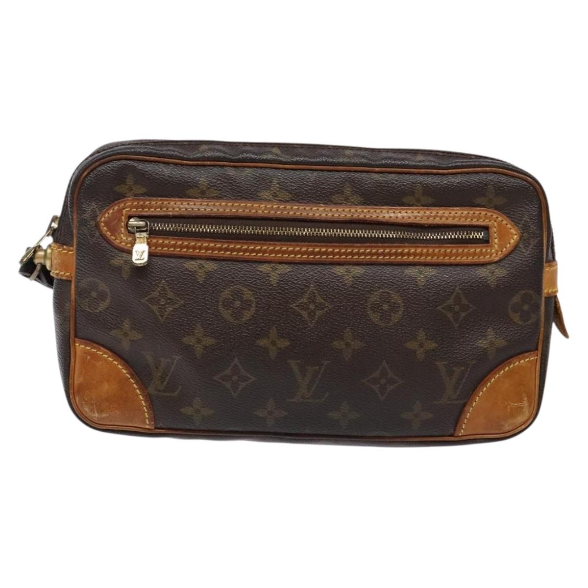 LOUIS VUITTON Monogram Marly Dragonne GM Clutch Bag M51825 LV Auth th6269