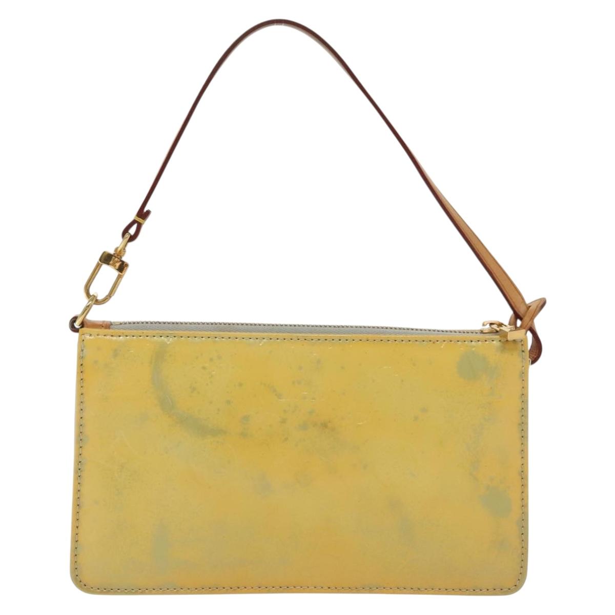 LOUIS VUITTON Monogram Vernis Lexington Accessory Pouch Gris M91056 Auth th6285