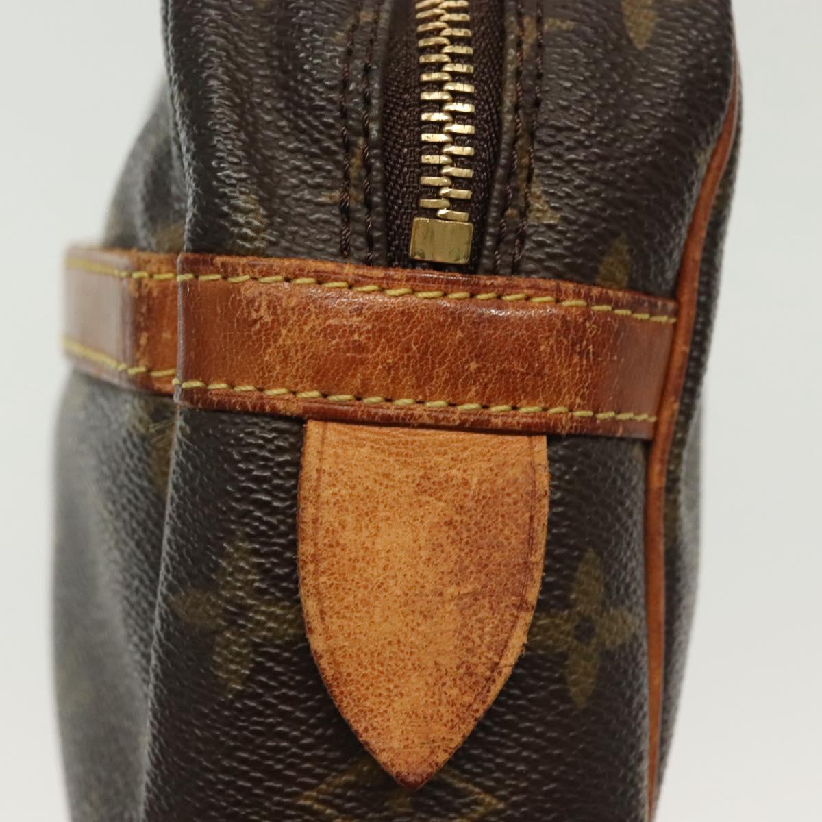 LOUIS VUITTON Monogram Compiegne 28 Clutch Bag M51845 LV Auth th6288