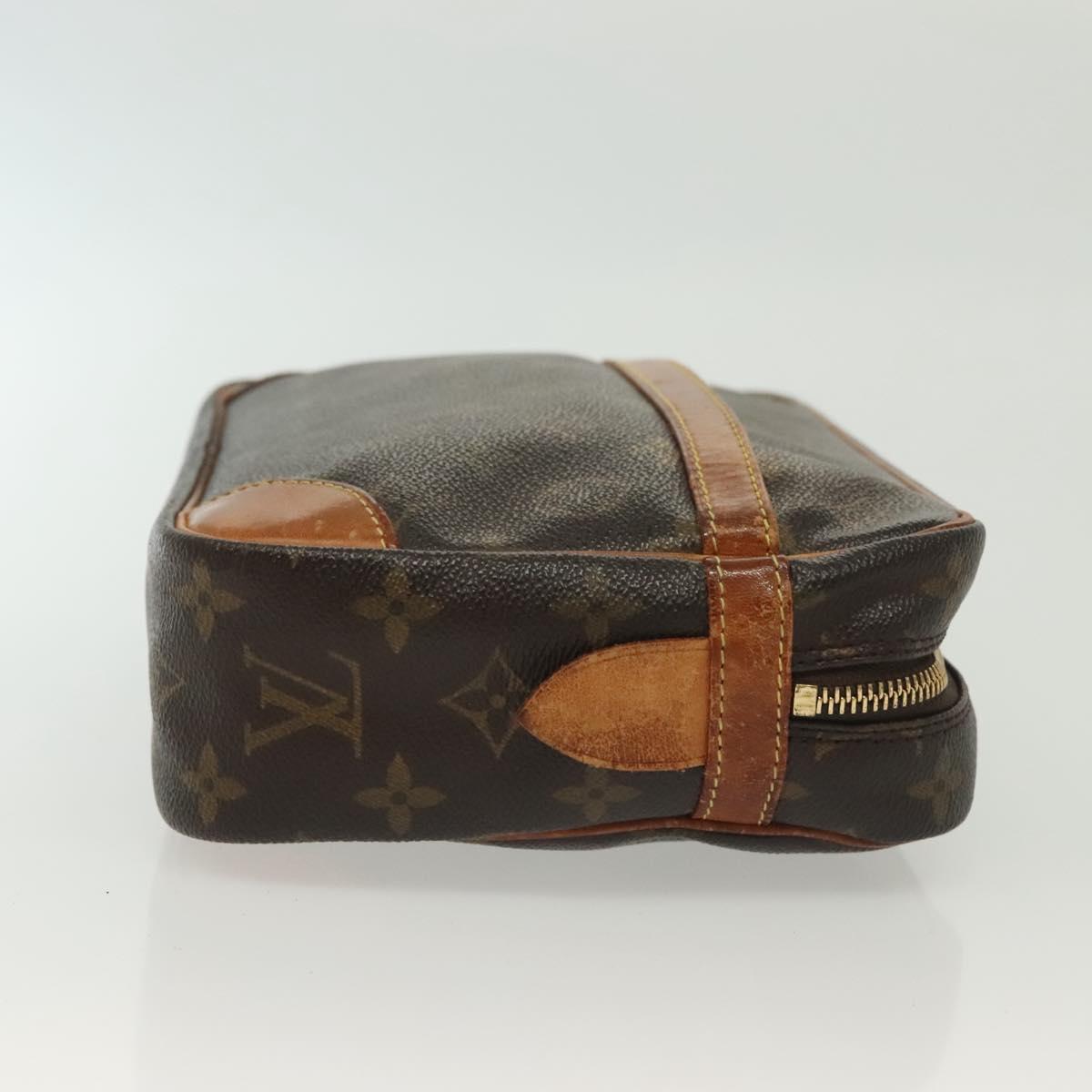 LOUIS VUITTON Monogram Compiegne 28 Clutch Bag M51845 LV Auth th6288