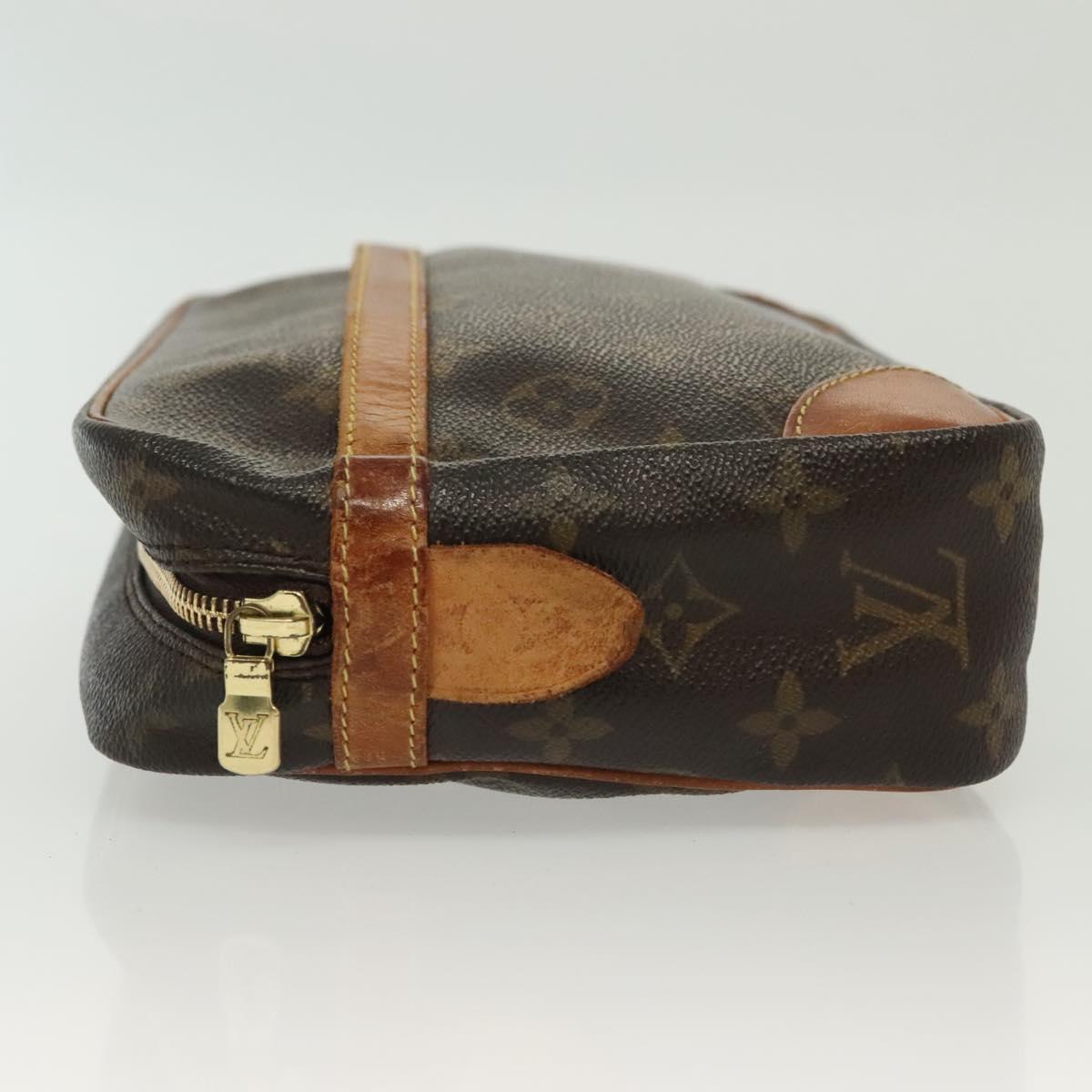 LOUIS VUITTON Monogram Compiegne 28 Clutch Bag M51845 LV Auth th6288