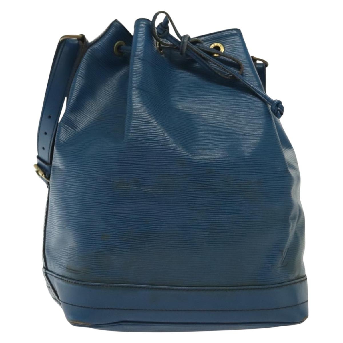 LOUIS VUITTON Epi Noe Shoulder Bag Toledo Blue M44005 LV Auth th6292