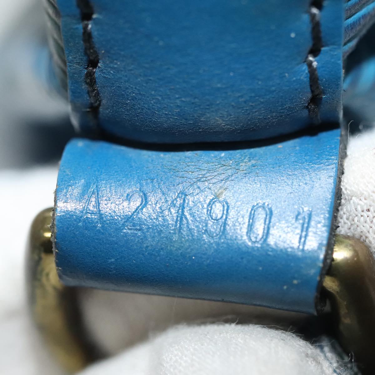 LOUIS VUITTON Epi Noe Shoulder Bag Toledo Blue M44005 LV Auth th6292