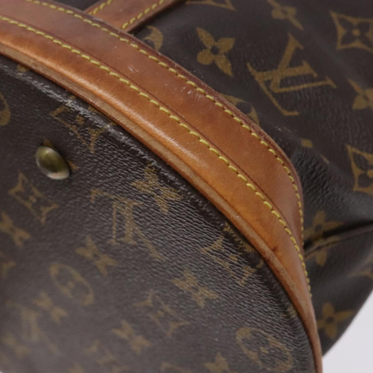 LOUIS VUITTON Monogram Bucket GM Shoulder Bag M42236 LV Auth th6295