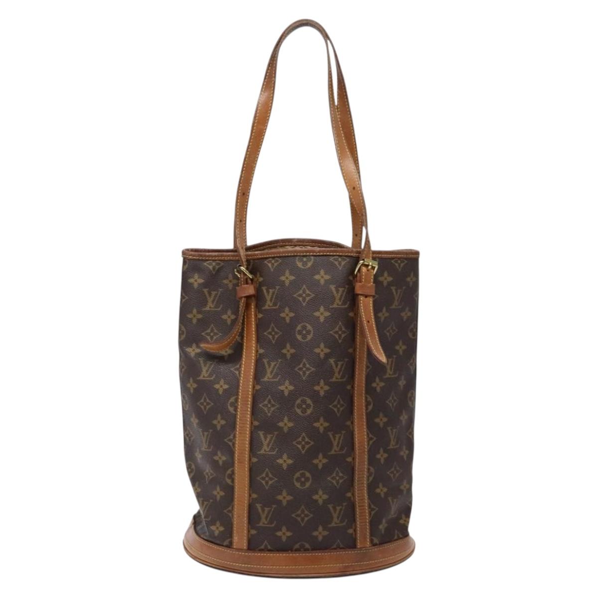 LOUIS VUITTON Monogram Bucket GM Shoulder Bag M42236 LV Auth th6295