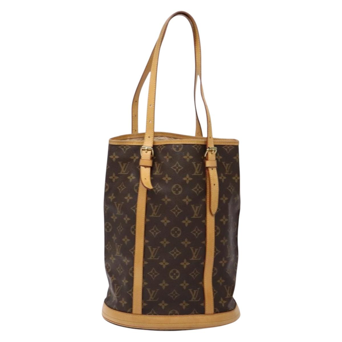 LOUIS VUITTON Monogram Bucket GM Shoulder Bag M42236 LV Auth th6298