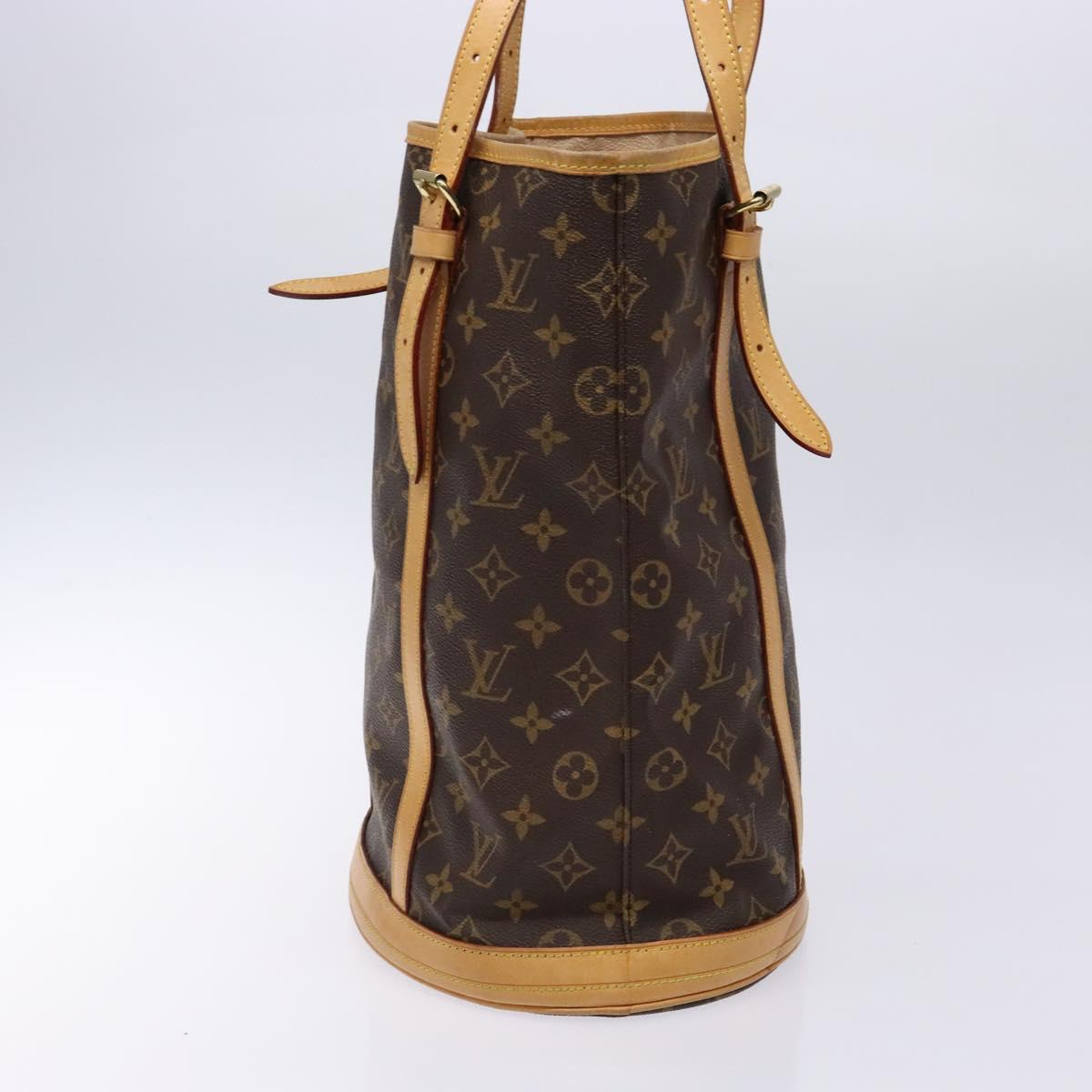 LOUIS VUITTON Monogram Bucket GM Shoulder Bag M42236 LV Auth th6298