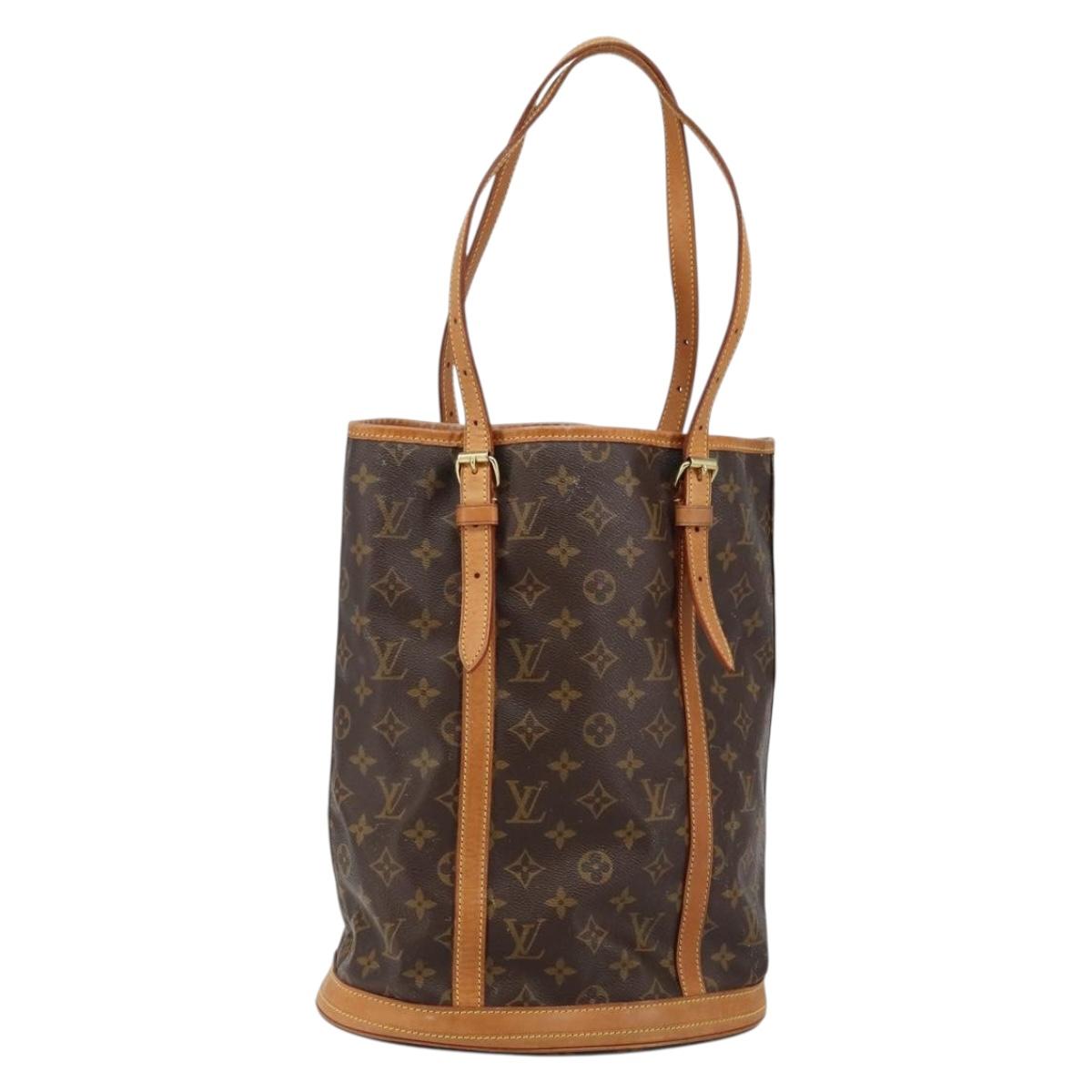 LOUIS VUITTON Monogram Bucket GM Shoulder Bag M42236 LV Auth th6314