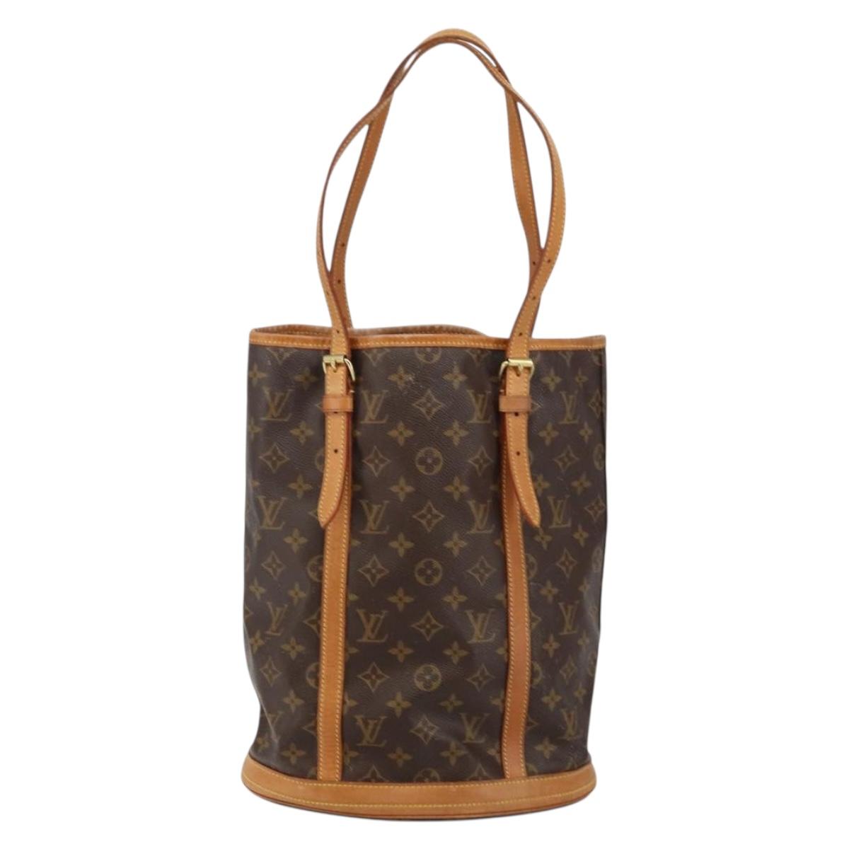 LOUIS VUITTON Monogram Bucket GM Shoulder Bag M42236 LV Auth th6314