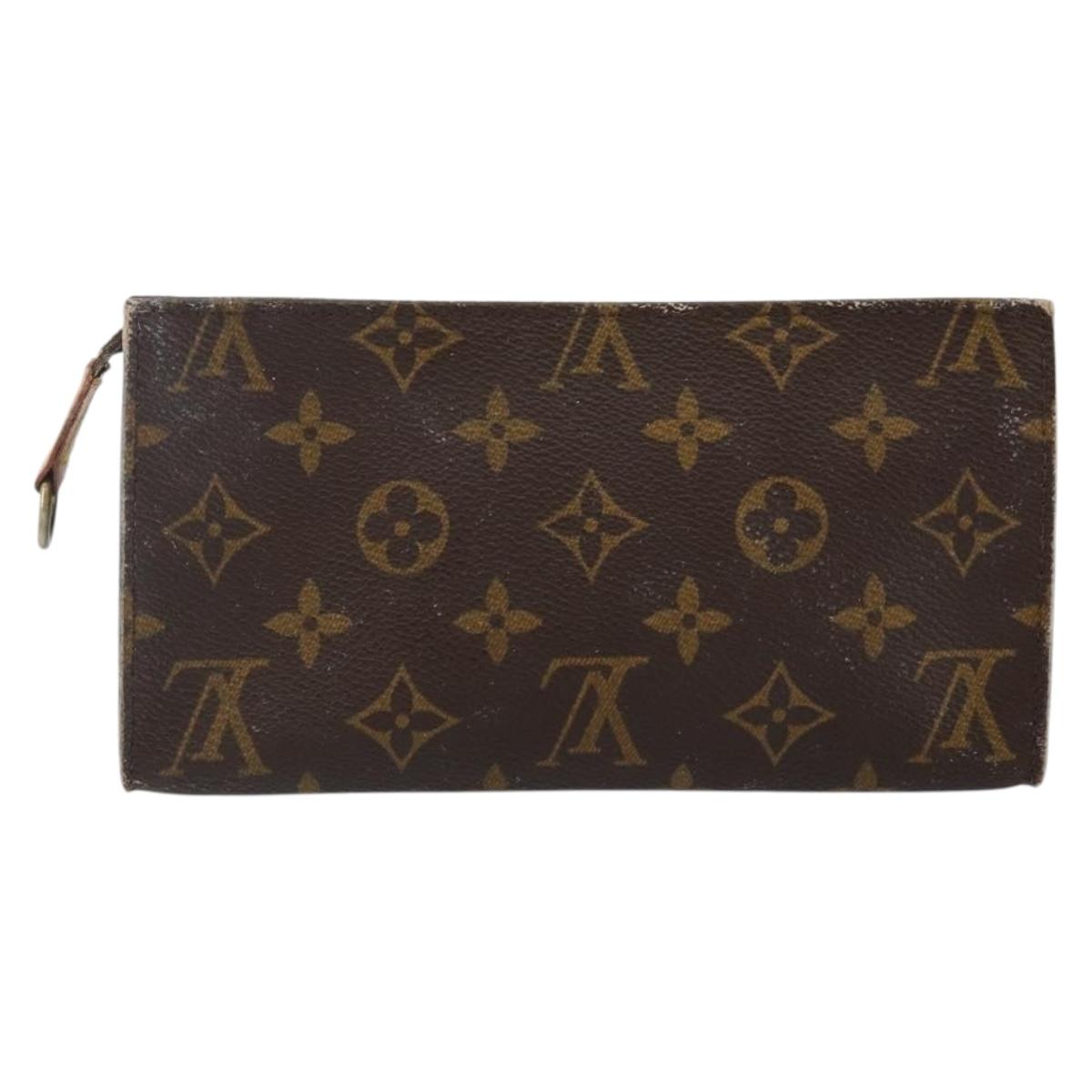 LOUIS VUITTON Monogram Bucket GM Accessory Pouch LV Auth th6315