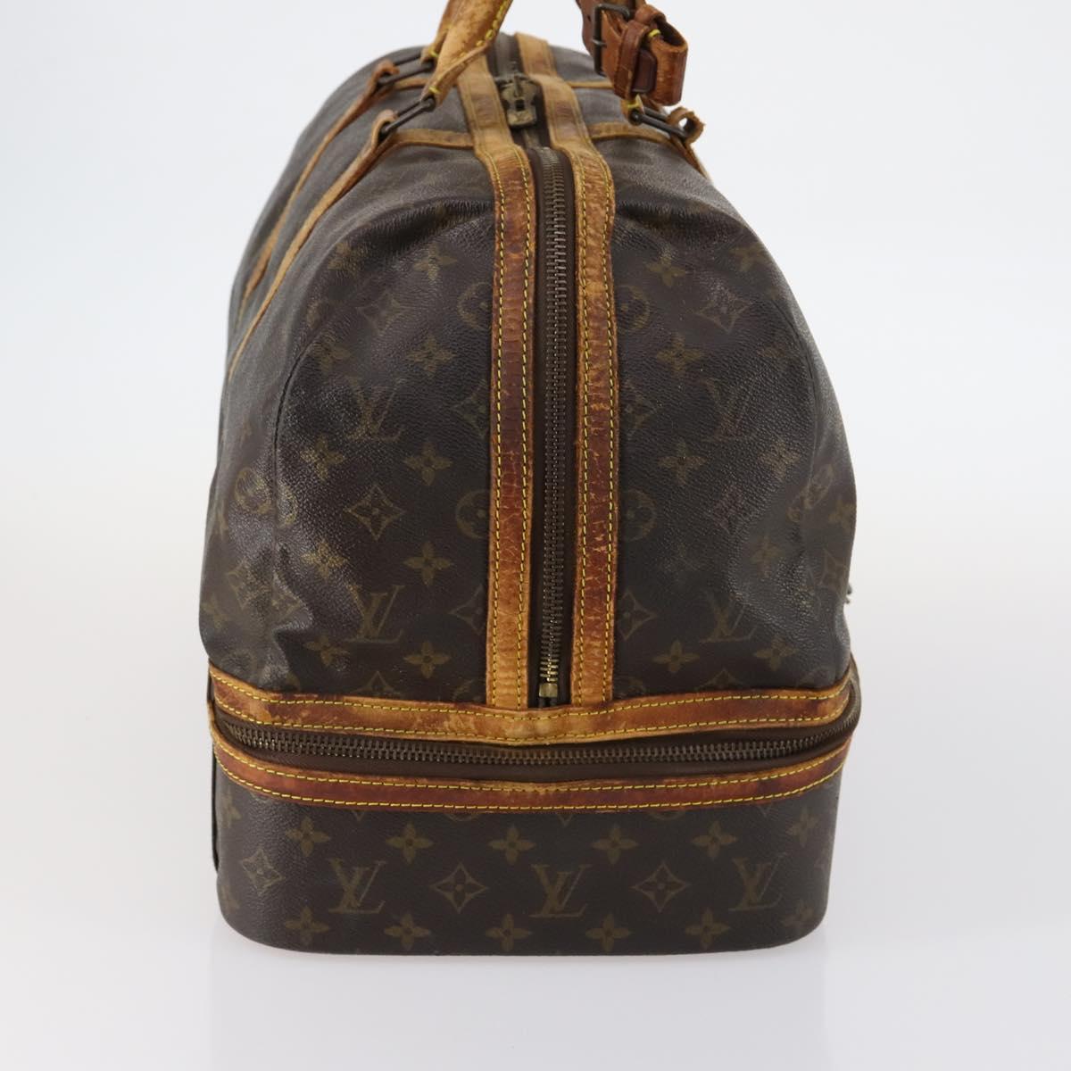 LOUIS VUITTON Monogram Sac Sports Boston Bag M41444 LV Auth th6318