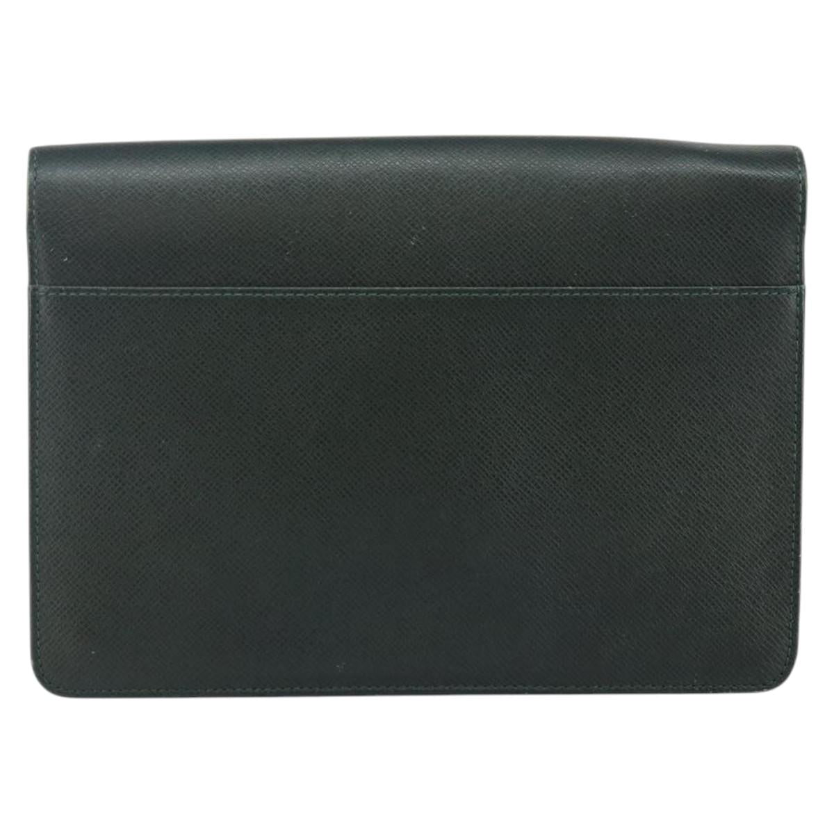 LOUIS VUITTON Taiga Pochette Kourad Clutch Bag Epicea M30194 LV Auth th6319