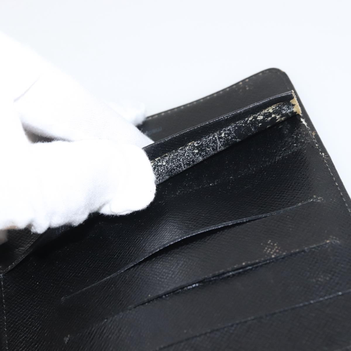 LOUIS VUITTON Epi Agenda MM Day Planner Cover Black R20042 LV Auth th6334