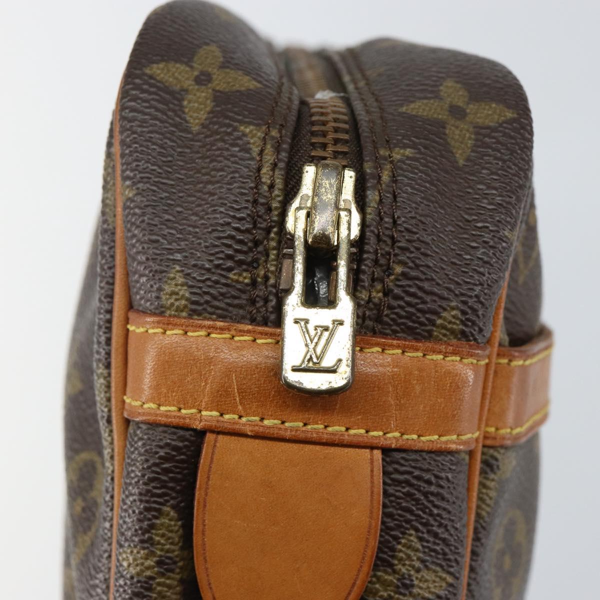 LOUIS VUITTON Monogram Compiegne 28 Clutch Bag M51845 LV Auth th6336