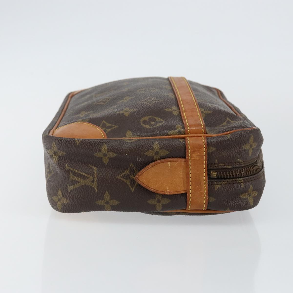LOUIS VUITTON Monogram Compiegne 28 Clutch Bag M51845 LV Auth th6336