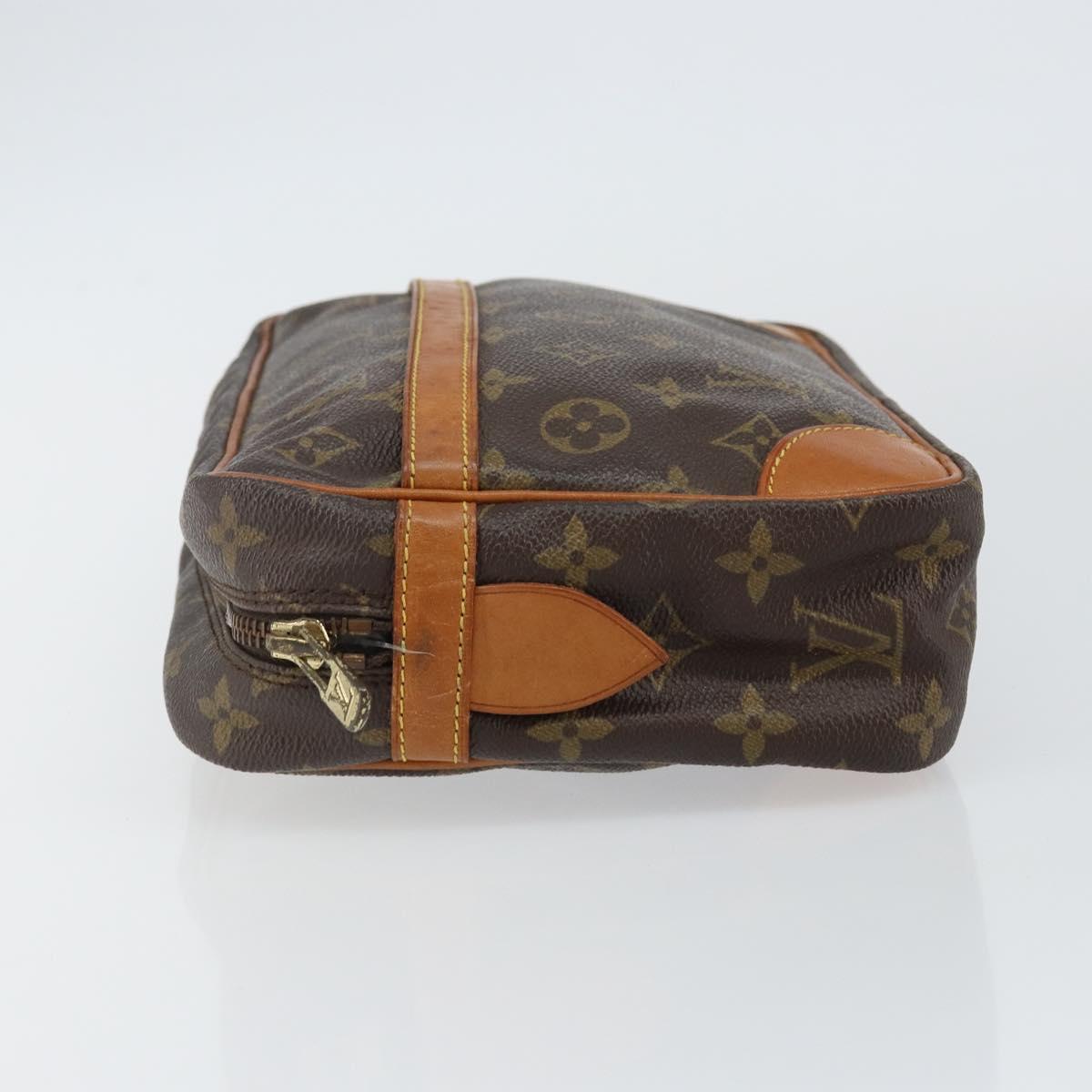 LOUIS VUITTON Monogram Compiegne 28 Clutch Bag M51845 LV Auth th6336