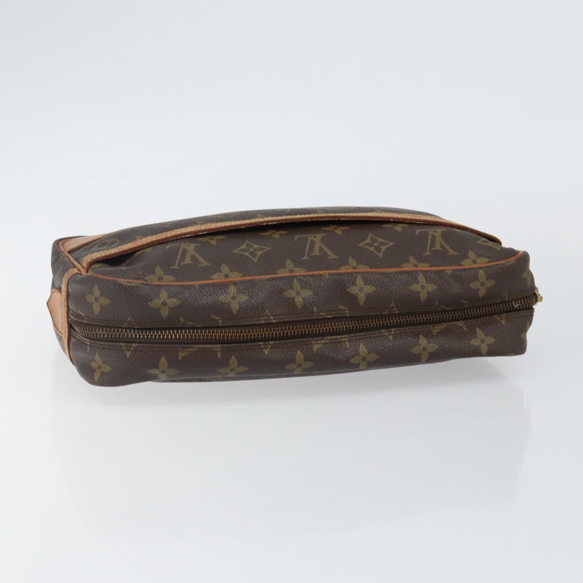 LOUIS VUITTON Monogram Compiegne 28 Clutch Bag M51845 LV Auth th6336