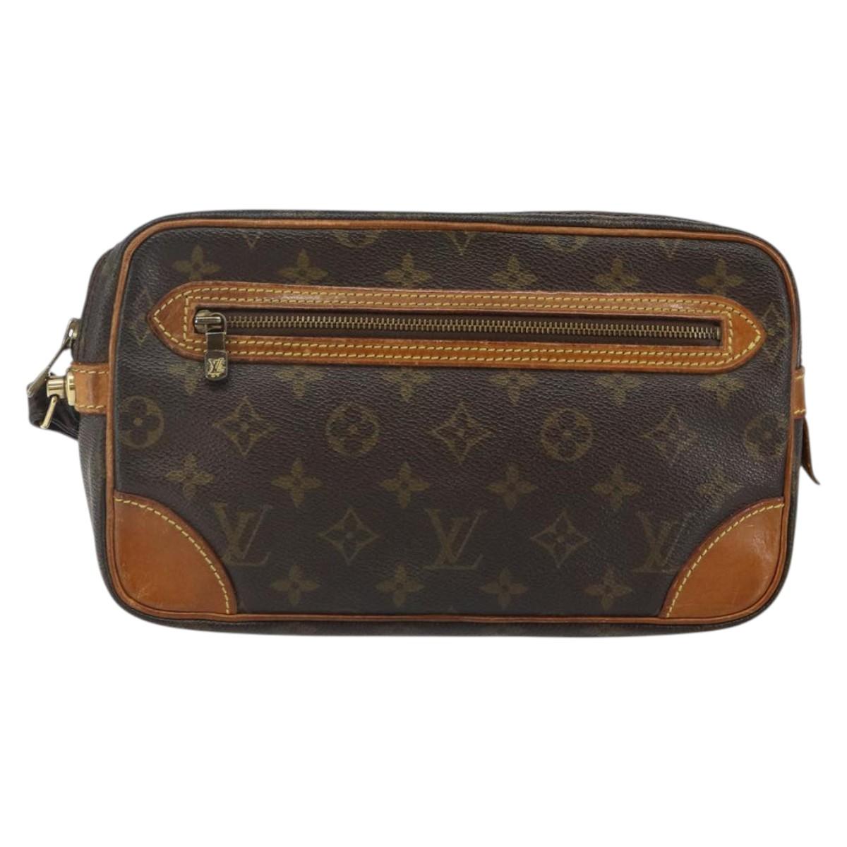 LOUIS VUITTON Monogram Marly Dragonne GM Clutch Bag M51825 LV Auth th6337