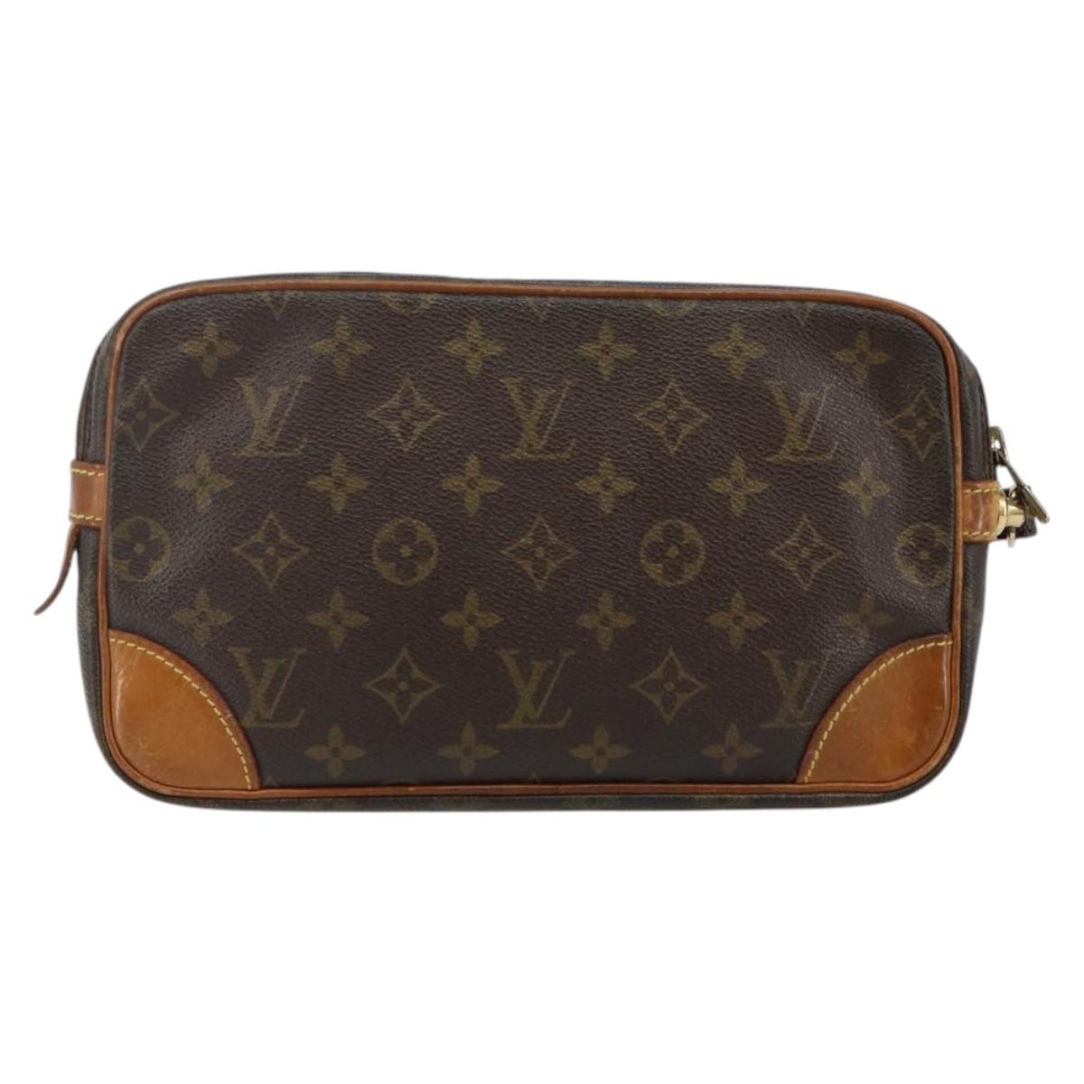 LOUIS VUITTON Monogram Marly Dragonne GM Clutch Bag M51825 LV Auth th6337