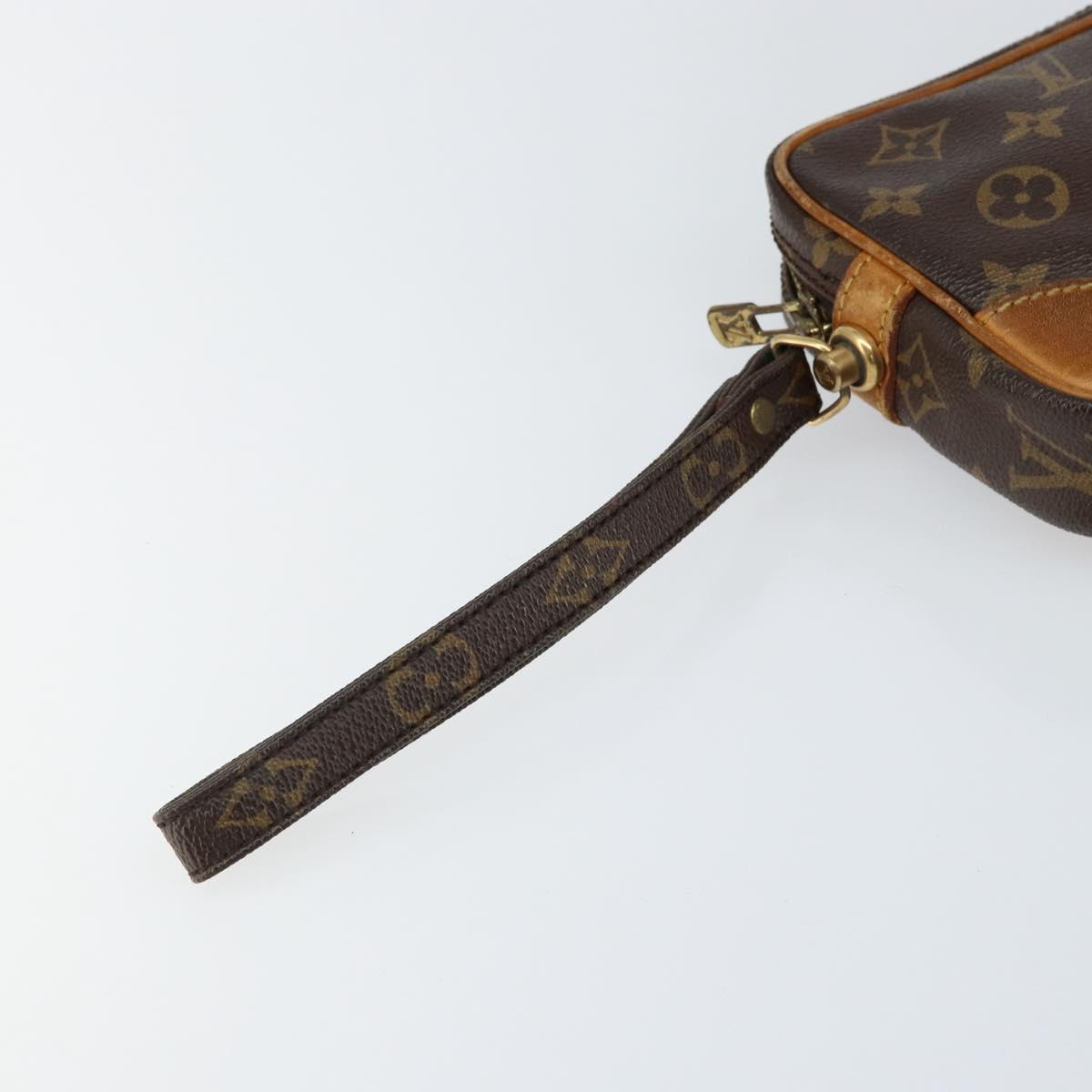 LOUIS VUITTON Monogram Marly Dragonne PM Clutch Bag M51827 LV Auth th6338