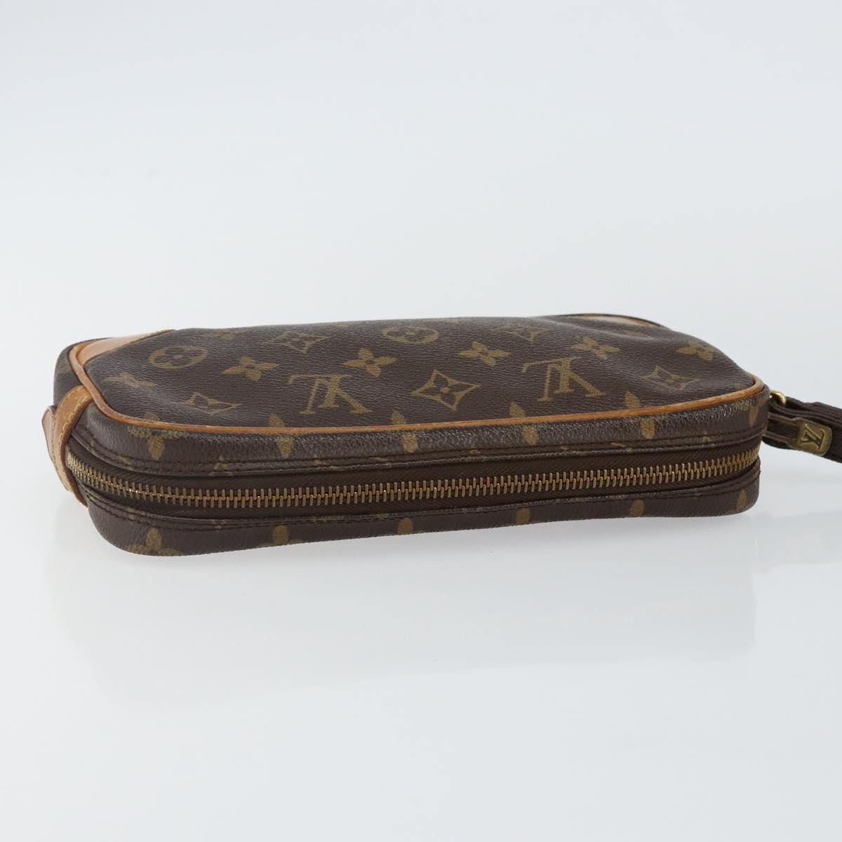 LOUIS VUITTON Monogram Marly Dragonne PM Clutch Bag M51827 LV Auth th6338