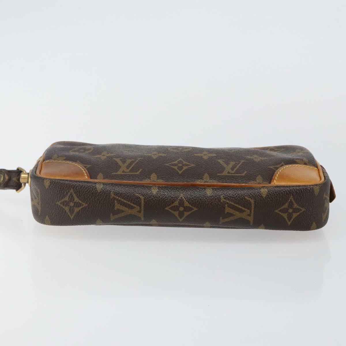LOUIS VUITTON Monogram Marly Dragonne PM Clutch Bag M51827 LV Auth th6338